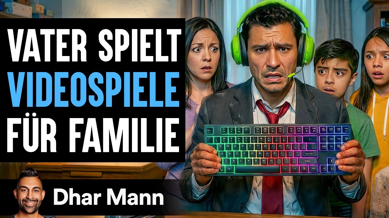 Ein Vater SPIELT VIDEOSPIELE Um Seine Familie Zu Retten! | Dhar Mann Studios