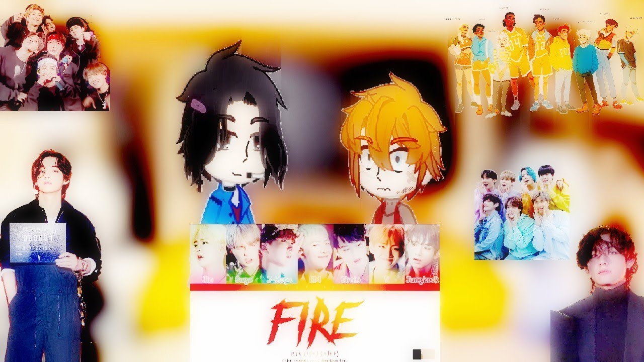 реакция Всё Ради Игры на Нила это Тэхён. all for the game react to BTS FIRE