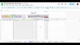 RBT Fieldwork & Supervision Tracker Instructions