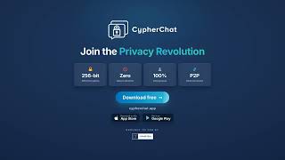 CypherChat® - Secure Messaging That Asks Nothing About You screenshot 3