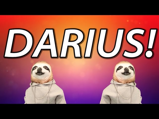 HAPPY BIRTHDAY DARIUS! - SLOTH HAPPY BIRTHDAY RAP