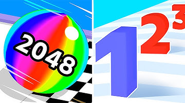 Satisfying Mobile Game: Ball Run 2048, Number Master, Juice Run, Slice it All, Roof Rails, A-Z Run..