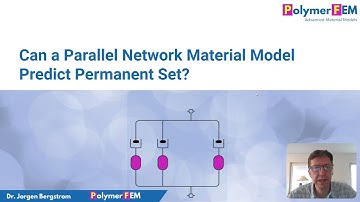 Can a Parallel Network Material Model Predict Permanent Set?