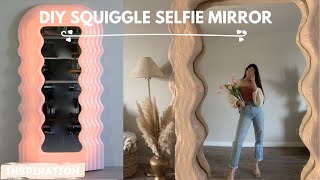 DIY Squiggle / Wavy Mirror | Ultrafragola Inspired | Reusing Your Closet Door Mirror