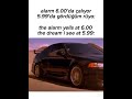 Alarm yells at 6.00 the Dream I See at 5.99 - Fast &amp; Furious Letty’s Car Under Truck #fastandfurious