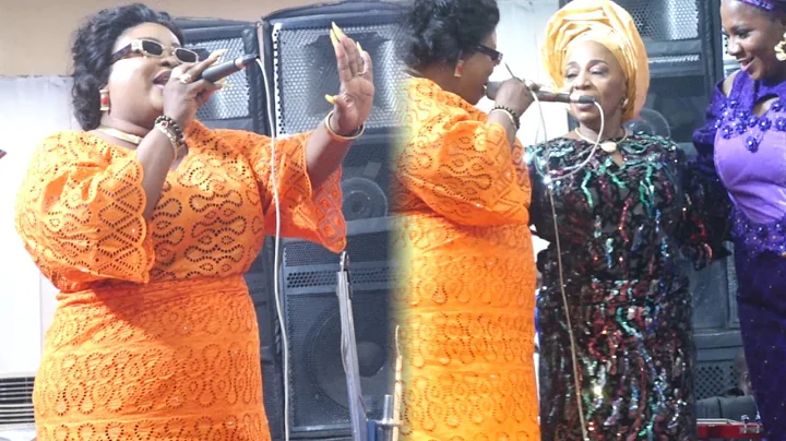 DAYO AMUSA STEAL THE SHOW AS SHE SURPRISE AND SING FOR DOYIN KUKOYI MOTHER'S AT HER 70TH BIRTHDAY