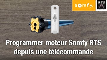 Programmer télécommande Somfy RTS et son moteur (Réinitialisation) - 100% Volet Roulant