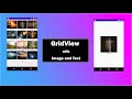 Android GridView || GridView With Image and Text || GridView Open new activity on item are click.