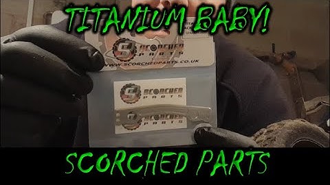 SCORCHED PARTS...TITANIUM ACKERMAN BAR #rccar #arrma #kraton #mishaps #rcbashing #exb #basher #tmt