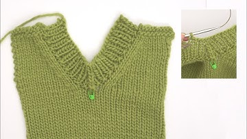 How to work a simple v-neck