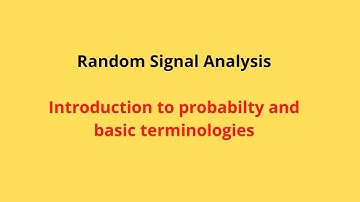 RSA -Introduction to probability#xploreedu2teach#randomsignalanalysis#probabiltybasics#GATE