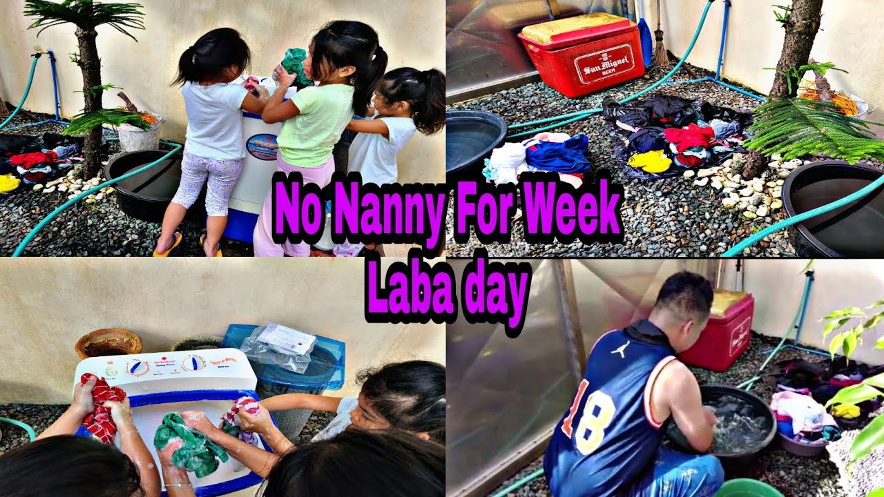 NO YAYA FOR A WEEK KAYA LABA DAY MUNA ANG TEAM PATRICIO. Ang Saya lang nagawa namin .