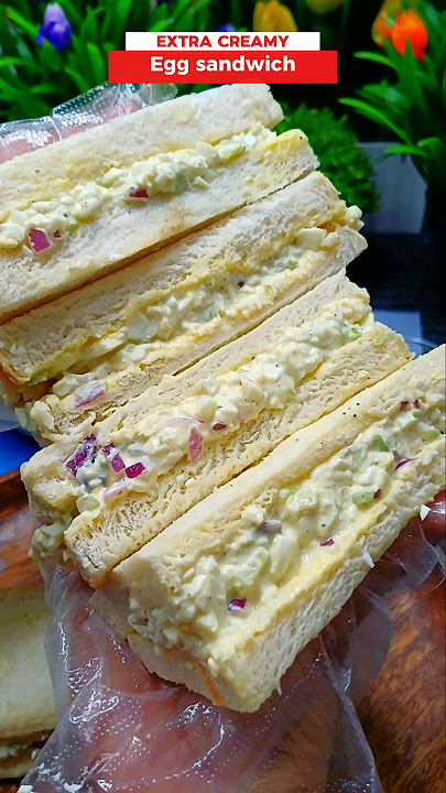 Creamy Egg Sandwich Spread with mayonnaise Recipe for breakfast | vegetarian recipe weight loss