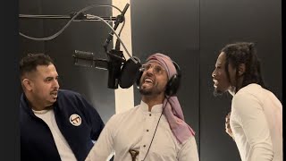 Arab Man First Time In a Studio!