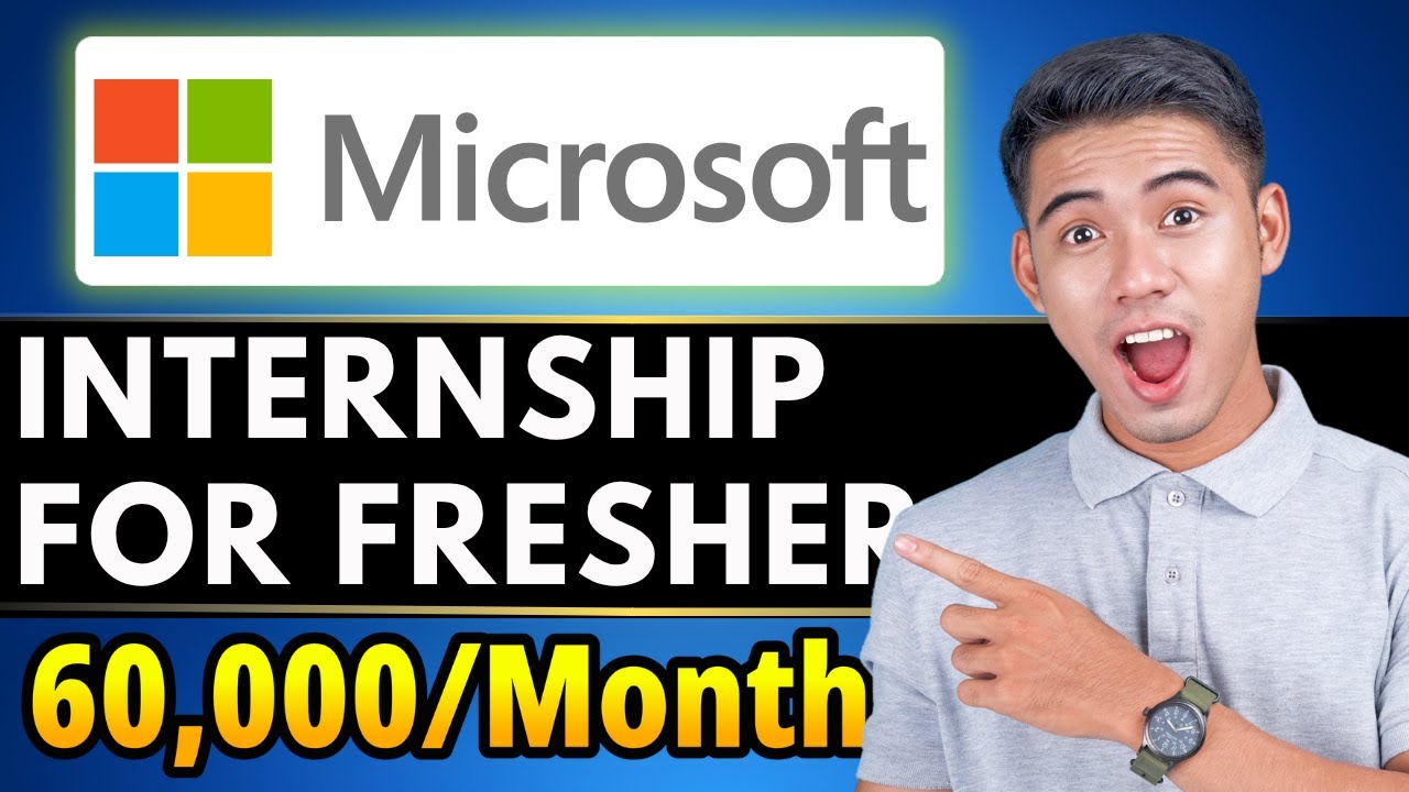 Microsoft Internship 2026 | Internship for Freshers | Apply Now 🚀 - YouTube