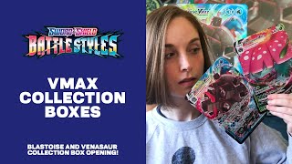 Blastoise and Venasaur VMAX Collection Box OPENING!