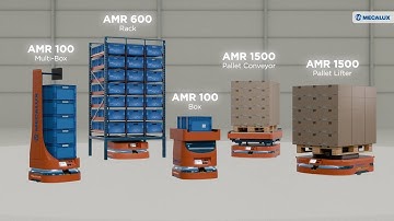Mecalux AMR Series - An AMR robot for every load and task