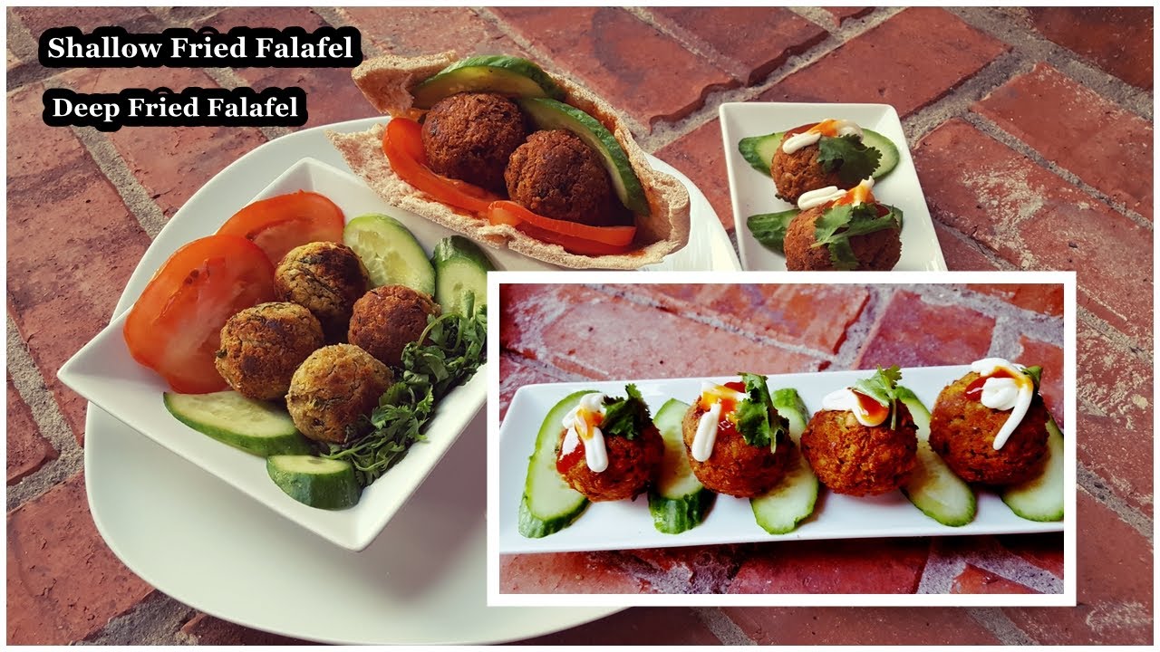 How to Make Falafel Crispy Fried Garbanzo Bean/Chickpea Fritter Recipe in 2 ways. YouTube