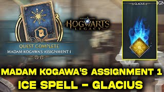 Madam Kogawa's Assignment 1 - Learn ICE SPELL GLACIUS in Hogwarts Legacy | Hogsmeade Station Balloon Profile
