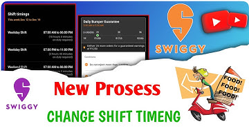 Swiggy Shift Change | Swiggy me Duty Time Change Kaise Kare | shift change kaise karen