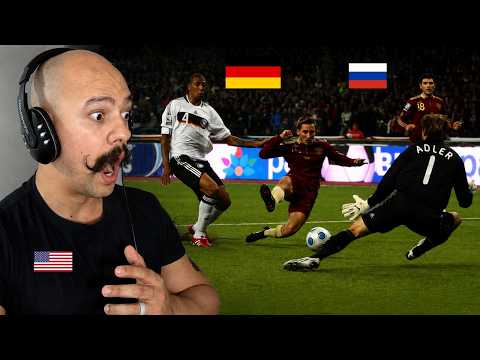 America Reacts To Russia - Germany | 2009 World Cup Qualifier