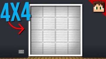 Minecraft Bedrock: How To Build The BEST 4X4 PISTON DOOR! 1.21 Tutorial