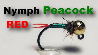 How to Tie a Nymph Peacock Red Fly for Trout & Grayling