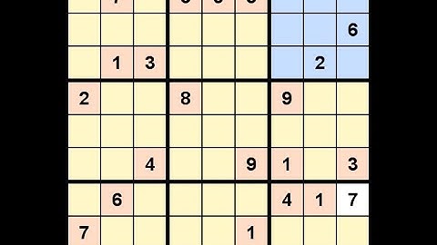 How to Solve Washington Times Sudoku Difficult April 1, 2021