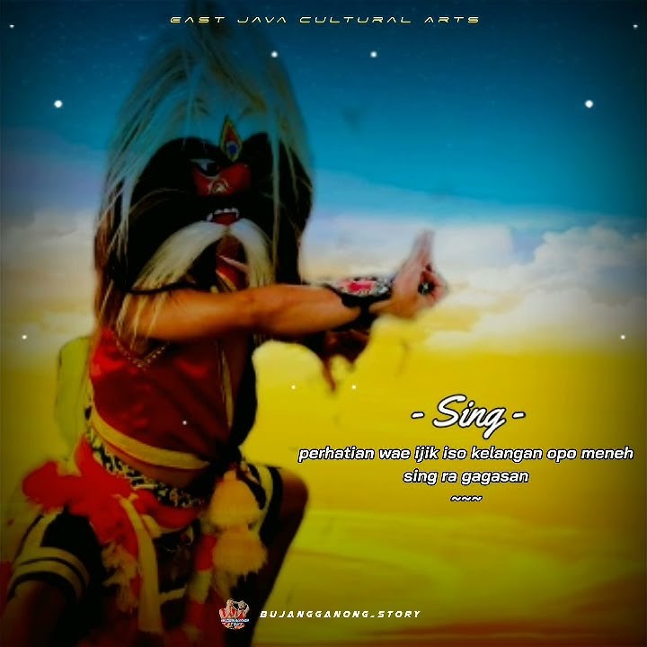 Bujangganong story inframe yusop Jalu permadi