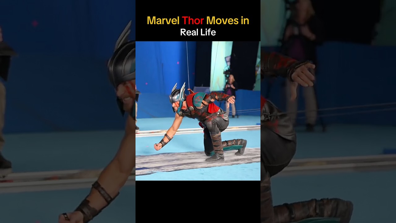 Marvel Thor Moves in Real Life Vs Movies Pt.2 ☠️ #shorts