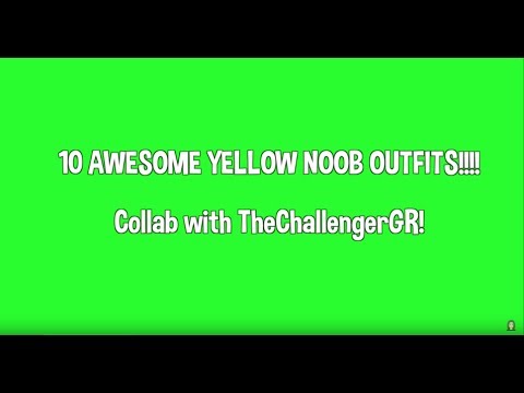 10 AWESOME ROBLOX NOOB OUTFITS!!!! (COLLAB WITH TheChallengerGR