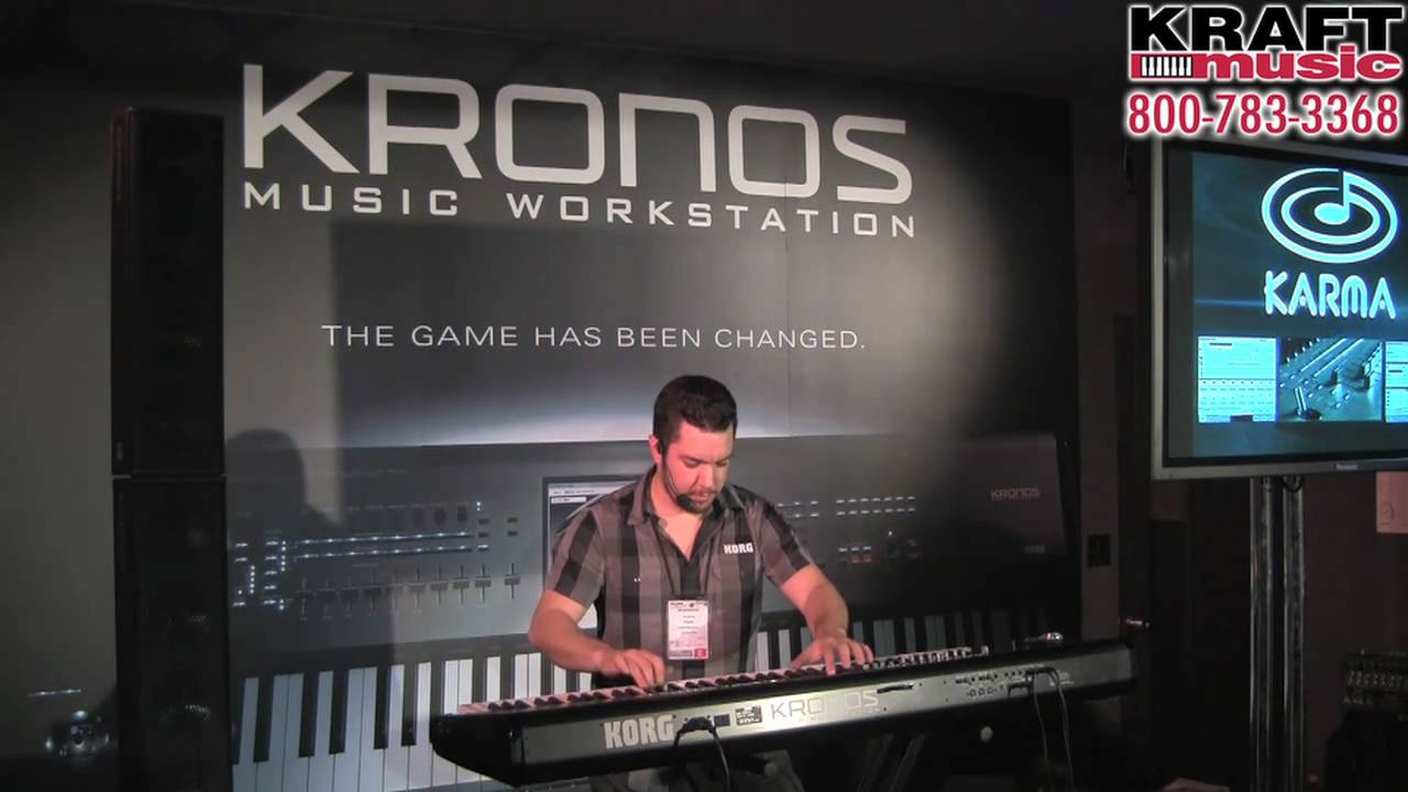 Kraft Music - Korg Kronos Demo with Rich Formidoni at NAMM 2011 HIGH QUALITY!
