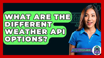 What Are The Different Weather API Options? - Next LVL Programming
