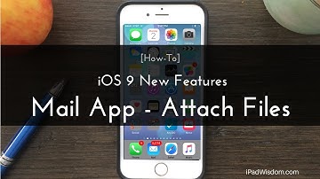iOS 9 New Feature - How to Attach File in Mail App - iPhone Quick Tip