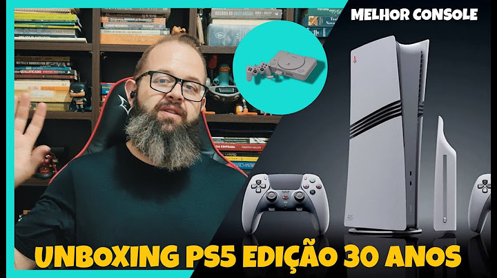 O MELHOR CONSOLE + UNBOXING PS5 EDIÇÃO LIMITADA 30 ANOS