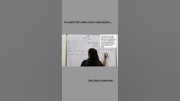 Circles of Class X Exercise 10.2 Q.10 by Preeti Kumawat