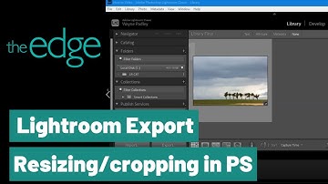 Simple Lightroom export and PS cropping workflow