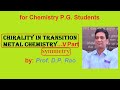 chirality in transition metal chemistry Fifth Part