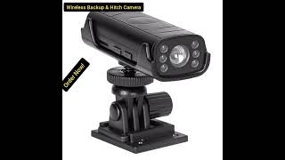 Smart Wireless Hitch Camera – Rear View System for Car, Van, Trailer, RV,Truck,SUV,Parking & Towing
