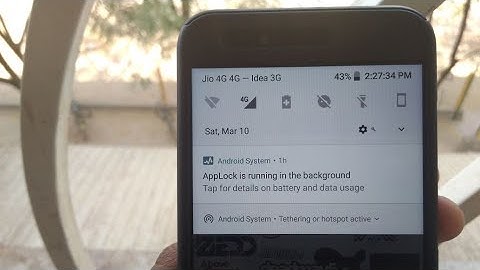 How To Remove App Running In Background Notification For Any Android Device.(Specially for MIA1)