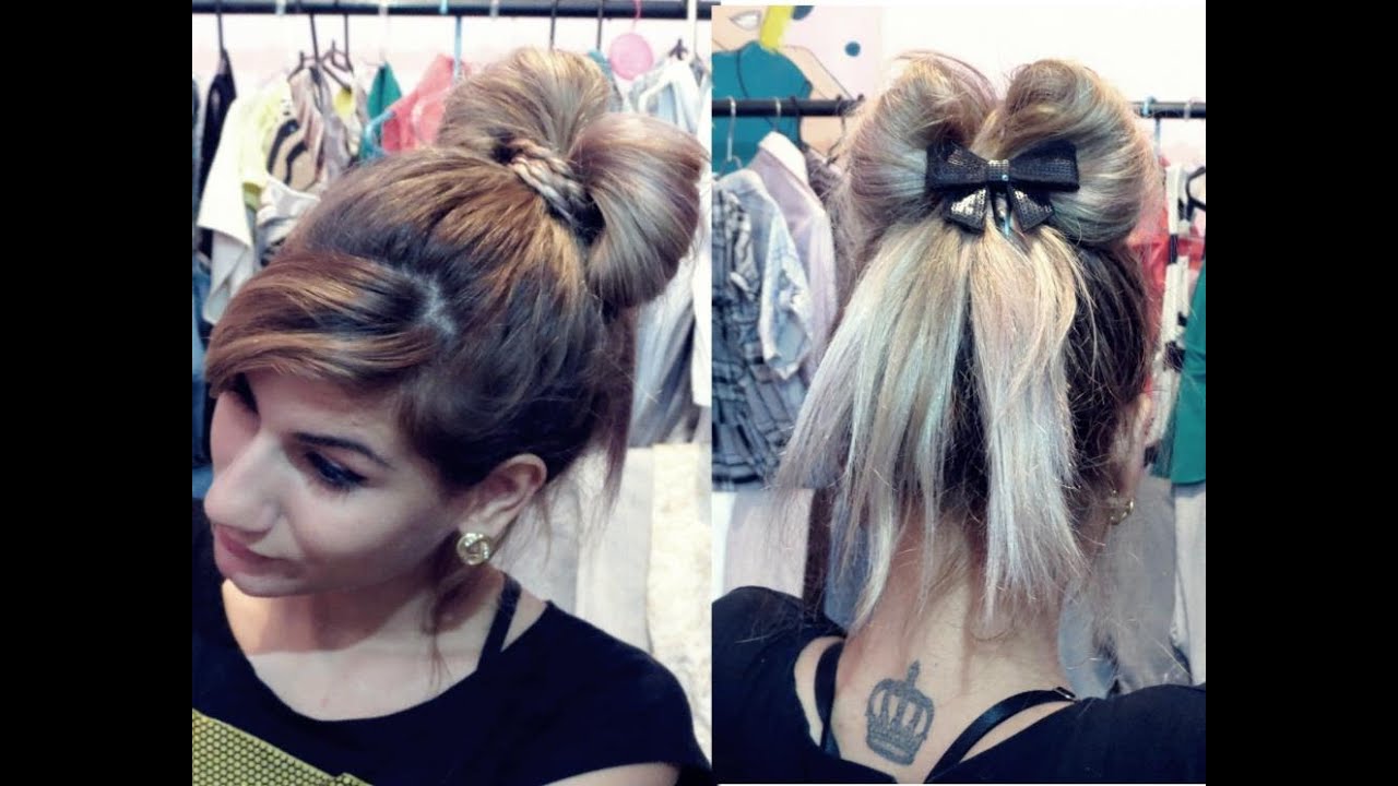 Laço com próprio cabelo - Pamella Rocha How to make a bow with your hair