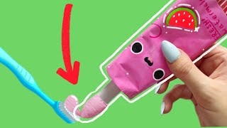 toothpaste squishy FROM PAPER!!! ✨ 2024 paper crafts squishy fidget