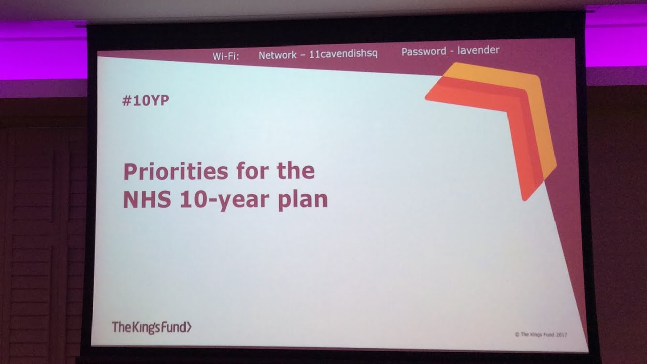 Breakfast event: priorities for the 10-year plan
