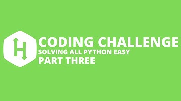 Solving ALL of Hackerrank Python Easy #3