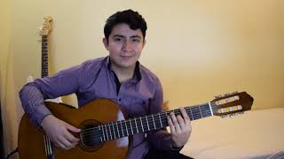 Video thumbnail of "Victoria En Cristo Himno Bautista No.466 Guitarra Fingerstyle"