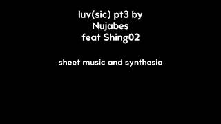 How to Play ‘Luv(sic) Pt 3’ - Nujabes ft Shing02 (sheet music + synthesia)