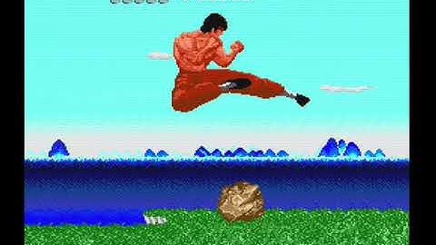 Parallax Scrolling samples - The Kung Fu - pc engine - RGB