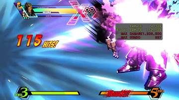 UMVC3: Akuma - Overhead Relaunch Combo on Sentinel