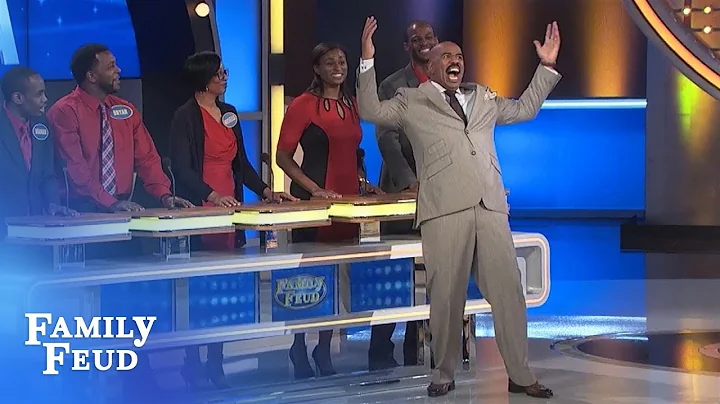 Steve meets the Mikula family! | Family Feud