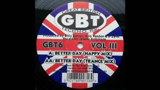 Billy Bunter, D'Zyne vs Rob Vanden - Better Day (Trance Mix)
